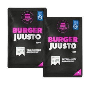 Kuusamon Juusto Naughty Burger juustoviipaleet tarjous
