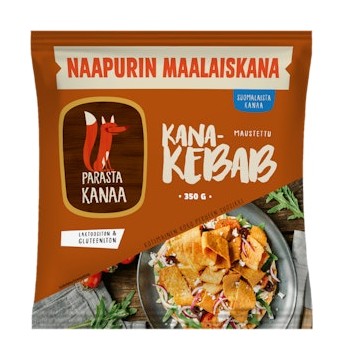 Naapurin Maalaiskanan kypsä kanakebab, pakaste tarjous