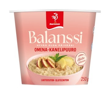 Saarioinen Balanssi omena-kanelipuuro tarjous